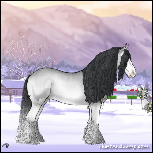 Horse Color:Brown Chinchilla Onyx Splash 