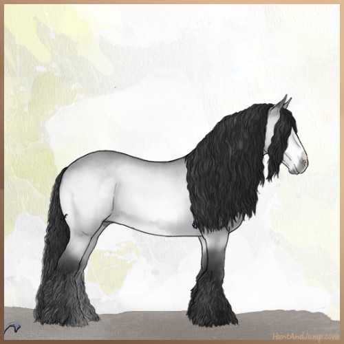 Horse Color:Brown Chinchilla Dun 