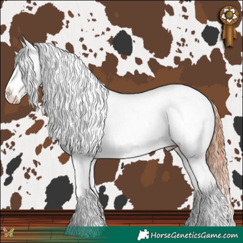 Horse Color:Bay Dun Tobiano Near Fewspot Rabicano