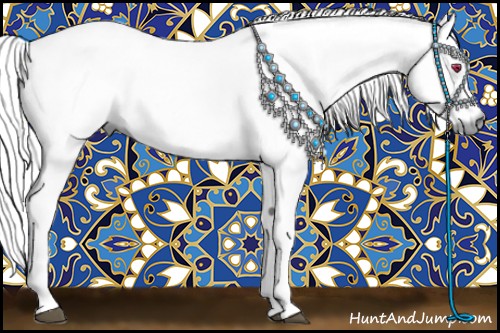 Horse Color:White Spotted Chestnut Chinchilla 