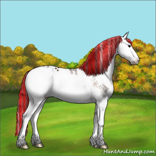 Horse Color:Painted Chocolate Brown Onyx Sabino Varnish