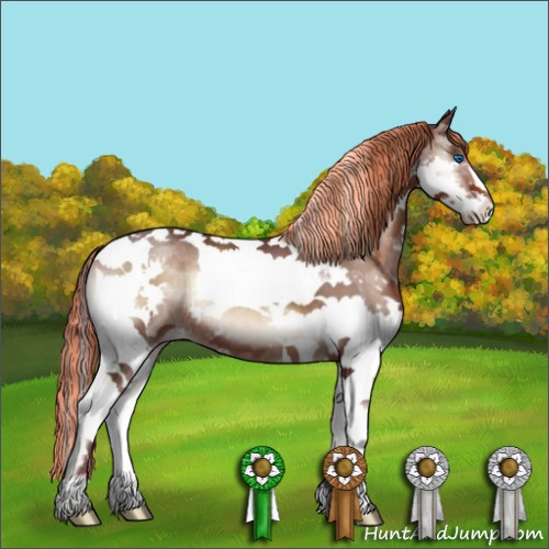 Horse Color:Painted Chocolate Brown Onyx Splash Tobiano Appaloosa