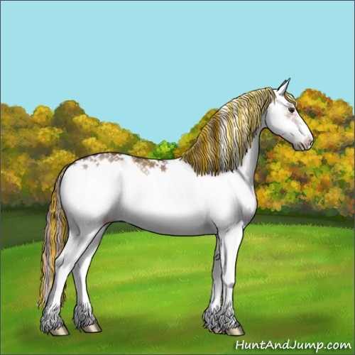 Horse Color:Painted Chocolate Brown Dun Sabino 