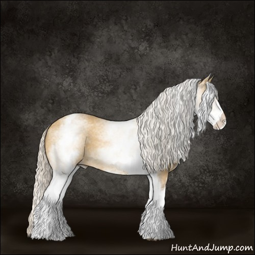 Horse Color:White Spotted Silver Buckskin Dun 