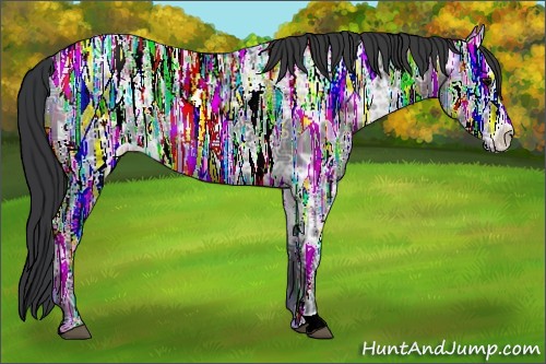 Horse Color:Blue Ice Roan 