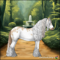 Horse Color:White Spotted Red Dun Splash Frame 