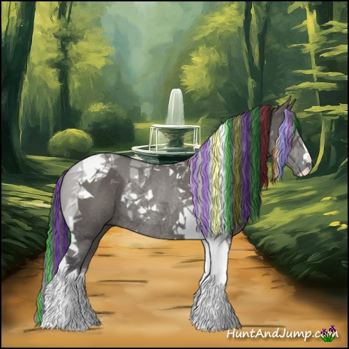 Horse Color:Painted Grullo Tobiano Rabicano 