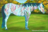 Horse Color:Thunderstruck Brown Ice Sabino 