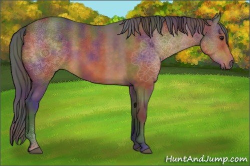 Horse Color:Nacre Brown 