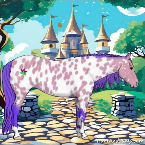Horse Color:Watercolor Buckskin Appaloosa 