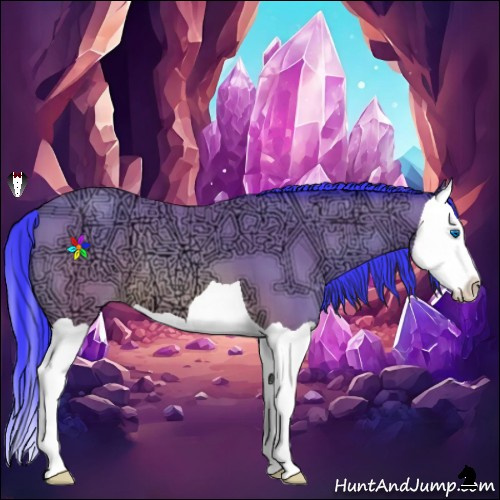 Horse Color:Watercolor Sable Champagne Ice Splash