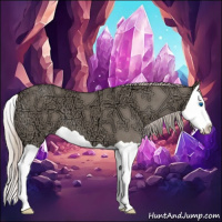 Horse Color:Silver Grullo Ice Splash