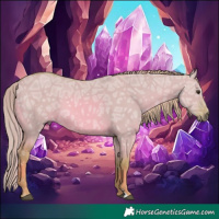 Horse Color:Watercolor Red Dun Ice 