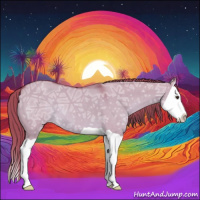 Horse Color:Watercolor Liver Red Dun Ice Splash 