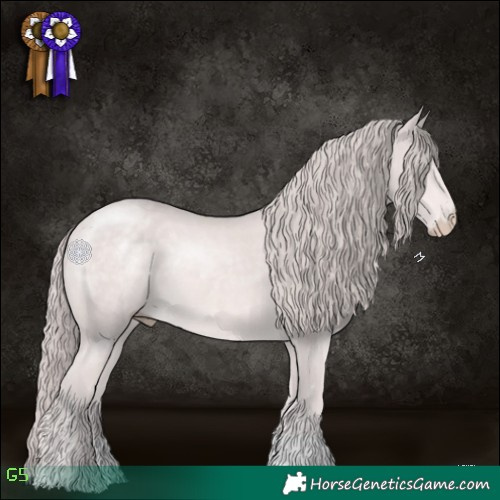 Horse Color:Platinum Chocolate Perlino 