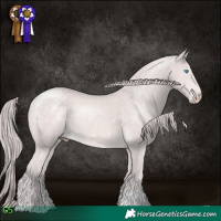 Horse Color:Platinum Chocolate Perlino 