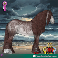Horse Color:Platinum Chocolate Buckskin