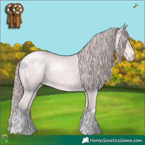 Horse Color:Platinum Chocolate Perlino 