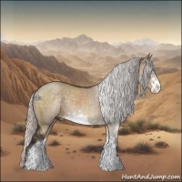 Horse Color:Silver Brown Dun Sabino 