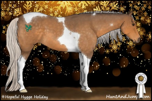 Horse Color:Silver Buckskin Roan Tobiano 