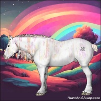 Horse Color:Watercolor White Spotted Silver Black Ice Rabicano 