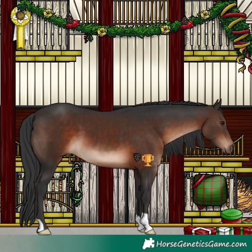 Horse Color:Brown Mushroom 