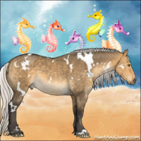 Horse Color:White Spotted Silver Buckskin Dun Mushroom 