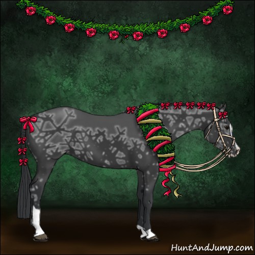 Horse Color:Black Ice Sabino