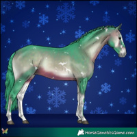 Horse Color:Watercolor White Spotted Brown Onyx Sabino