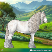 Horse Color:Smoky Creme Sabino  and Smoky Creme Sabino Frame 