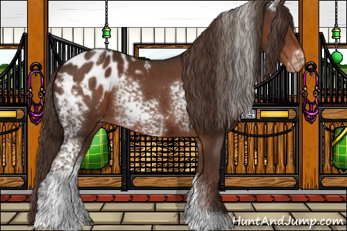 Horse Color:White Spotted Liver Chestnut Tobiano Blanket 