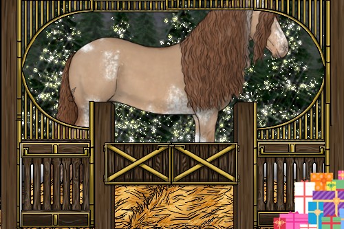 Horse Color:White Spotted Red Dun Tobiano