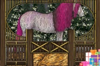 Horse Color:Bay Ice Onyx Sabino 