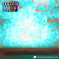 Horse Color:White Spotted Black Pearl 