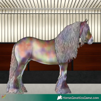 Horse Color:Nacre Silver Bay Onyx
