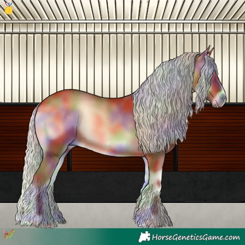 Horse Color:Nacre Silver Bay Onyx