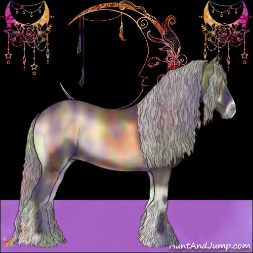 Horse Color:Nacre Silver Brown Onyx 