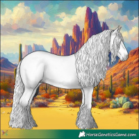 Horse Color:Gray Watercolor White Spotted Liver Chestnut Sabino Varnish 