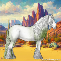Horse Color:Gray Watercolor White Spotted Liver Chestnut 