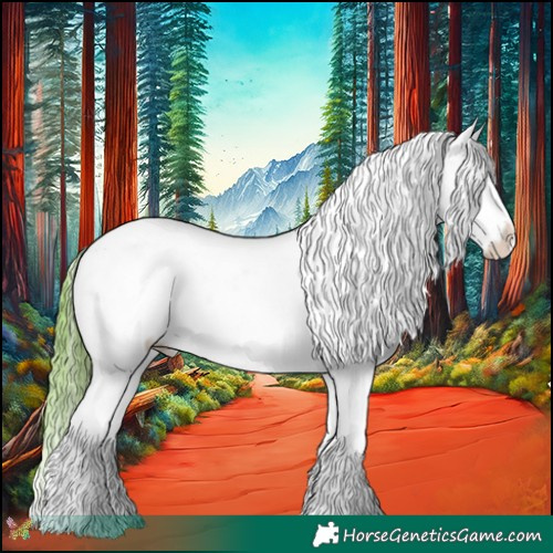 Horse Color:Watercolor Gold Champagne Ice Onyx Appaloosa 