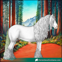 Horse Color:Watercolor Gold Champagne Ice Onyx Appaloosa