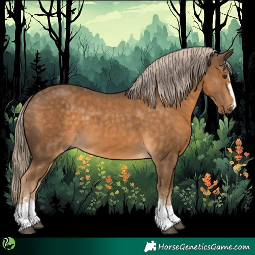 Horse Color:Chocolate Palomino 