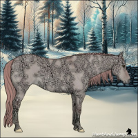 Horse Color:Watercolor Red Dun Ice 