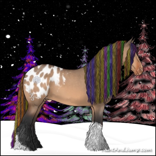 Horse Color:Painted Bay Dun Tobiano Appaloosa 