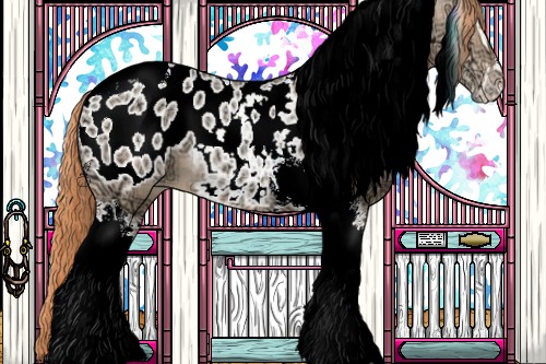 Horse Color:Chocolate Amber Champagne Ice Pearl Sabino Tobiano Appaloosa 