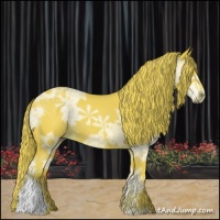 Horse Color:Watercolor Liver Red Ice Roan 