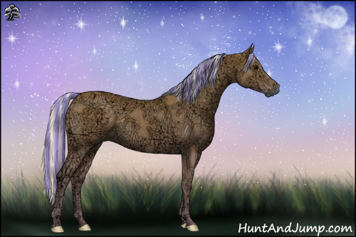 Horse Color:Painted Silver Smoky Black Ice 