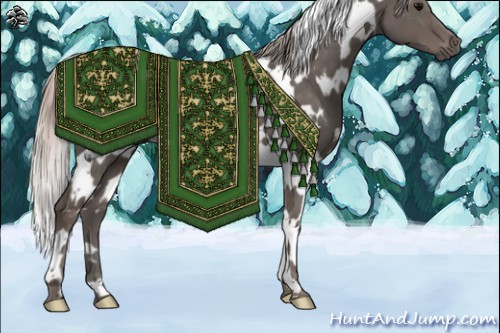 Horse Color:White Spotted Silver Black 