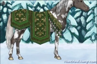 Horse Color:White Spotted Silver Black 