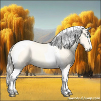 Horse Color:Cremello Dun Tobiano 